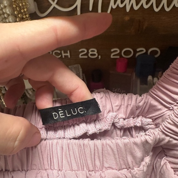 Deluc Pink Ruffled Women's Top - Picture 3 of 6